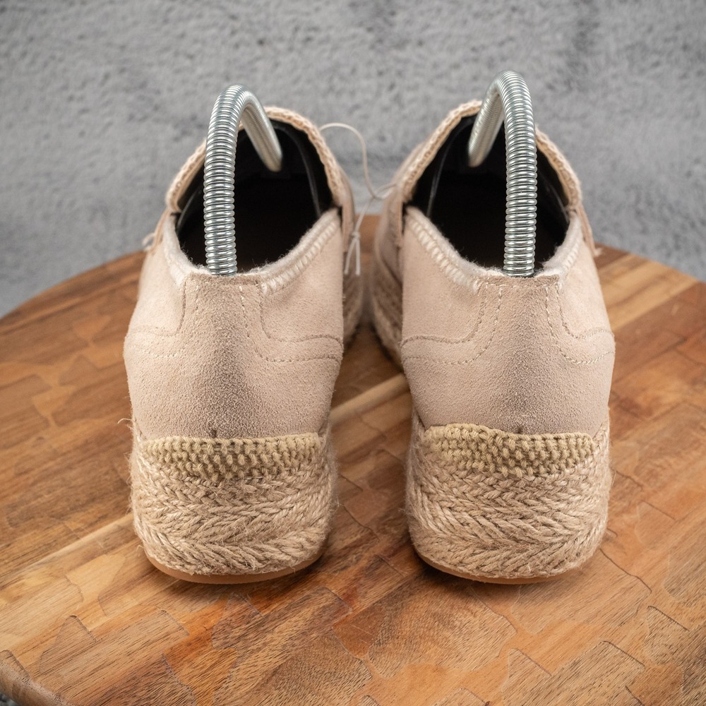 Dolce Vita Janine Platform Sneaker Loafer‎ Women's Size 10 Bone Nude Suede - Picture 4 of 6